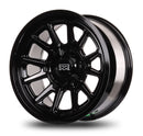 18x9 Mudder Trucker MT706 Detox Black 5x127 5x5 5x139.7 5x5.5 ET-12 Wheel-4