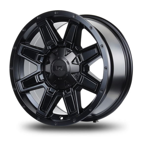 17x8.5 Mudder Trucker MT404 Deviant Black 5x127 5x5 5x139.7 5x5.5 -6 Wheel