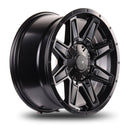 18x9 Mudder Trucker MT404 Deviant Black 5x127 5x5 5x135 ET12 Wheel Rim-4