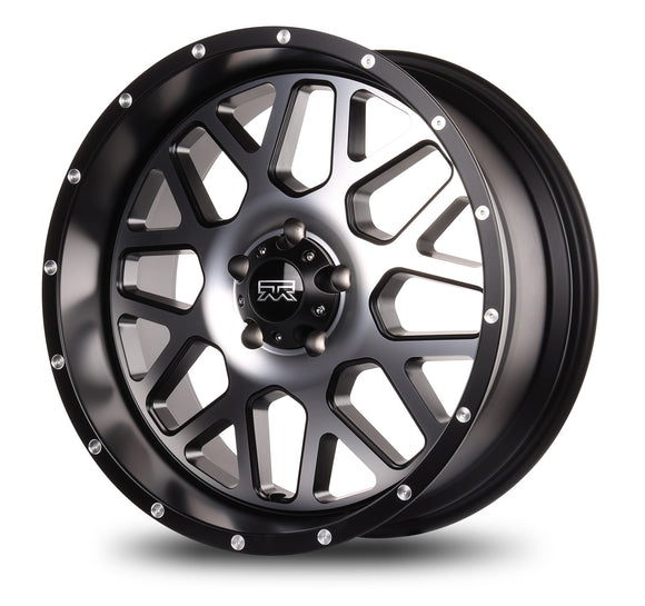 20x9 Mudder Trucker MT859 Mutiny Black Machined 5x127 5x5 ET0 Wheel Rim