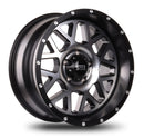 18x9 Mudder Trucker MT859 Mutiny Black Machined 5x127 5x5 ET-12 Wheel Rim-1