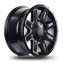 17x8.5 Mudder Trucker MT404 Deviant Black 5x127 5x5 5x139.7 5x5.5 -6 Wheel-4