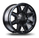 17x8.5 Mudder Trucker MT404 Deviant Black 5x127 5x5 5x139.7 5x5.5 -6 Wheel-1