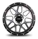 20x9 Mudder Trucker MT859 Mutiny Black Machined 5x127 5x5 ET0 Wheel Rim-9