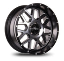 20x9 Mudder Trucker MT859 Mutiny Black Machined 5x127 5x5 ET0 Wheel Rim-7