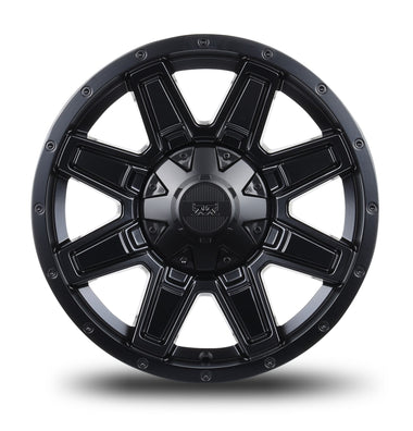 17x8.5 Mudder Trucker MT404 Deviant Black 6x135 6x139.7 6x5.5 ET18 Wheel - 0