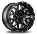 17x9 Mudder Trucker MT859 Mutiny Satin Black 5x127 5x5 ET-12 Wheel Rim-1