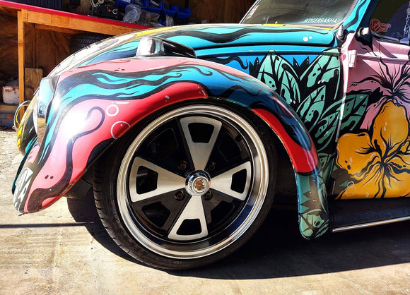 914 | Gloss Black Machined Face & Lip