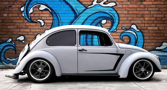 914 | Gloss Black Machined Lip + Milled Windows