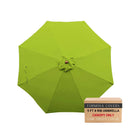 9ft Market Patio Umbrella 8 Rib Replacement Canopy Avocado Lime Green-1