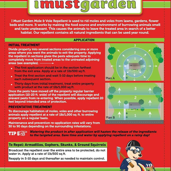 Mole & Vole Repellent Natural