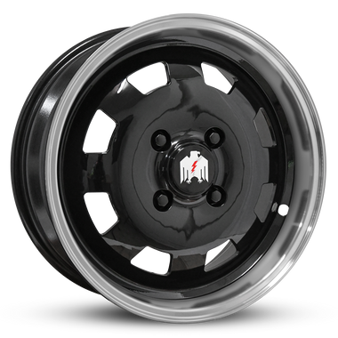 Moon | Gloss Black Machined Lip