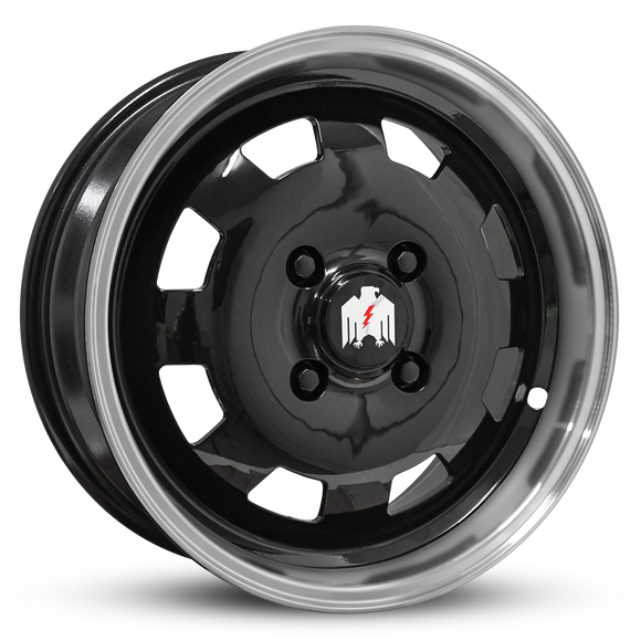 Moon | Gloss Black Machined Lip