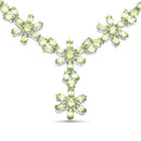 43.02 Carat Genuine Peridot .925 Sterling Silver Necklace-3