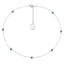 1.89 Carat Genuine Emerald .925 Sterling Silver Necklace-2