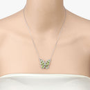 4.65 Carat Genuine Peridot .925 Sterling Silver Necklace-10