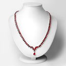 41.63 Carat Genuine Glass Filled Ruby .925 Sterling Silver Necklace-6