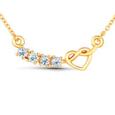 0.30 Carat Genuine Blue Topaz .925 Sterling Silver Necklace-1