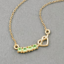 0.28 Carat Genuine Peridot .925 Sterling Silver Necklace-7