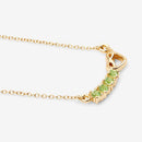 0.28 Carat Genuine Peridot .925 Sterling Silver Necklace-9