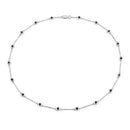 1.98 Carat Genuine Blue Sapphire .925 Sterling Silver Necklace-5