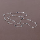 1.98 Carat Genuine Blue Sapphire .925 Sterling Silver Necklace-7