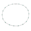 1.80 Carat Genuine Emerald .925 Sterling Silver Necklace-5