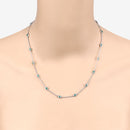 1.80 Carat Genuine Emerald .925 Sterling Silver Necklace-8