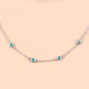 1.80 Carat Genuine Emerald .925 Sterling Silver Necklace-9
