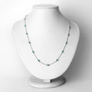 1.80 Carat Genuine Emerald .925 Sterling Silver Necklace-6