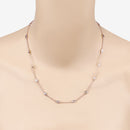 1.62 Carat Genuine Morganite .925 Sterling Silver Necklace-8