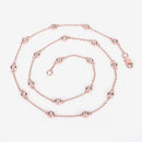 1.62 Carat Genuine Morganite .925 Sterling Silver Necklace-11