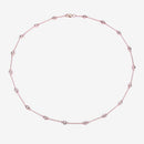 1.62 Carat Genuine Morganite .925 Sterling Silver Necklace-13