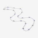 1.80 Carat Genuine Tanzanite .925 Sterling Silver Necklace-12