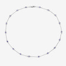 1.80 Carat Genuine Tanzanite .925 Sterling Silver Necklace-13