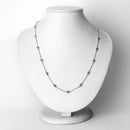 1.80 Carat Genuine Tanzanite .925 Sterling Silver Necklace-6