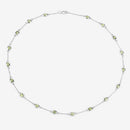 6.30 Carat Genuine Peridot .925 Sterling Silver Necklace-13