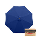9ft Market Patio Umbrella 8 Rib Replacement Canopy Navy Olefin-1