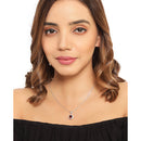2.32 Carat Genuine Garnet and White Diamond 14K Yellow Gold with .925 Sterling Silver Pendant-11