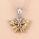 1.32 Carat Genuine Citrine .925 Sterling Silver Pendant-5