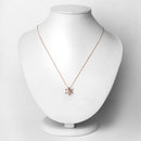 0.99 Carat Genuine Morganite 10K Rose Gold Pendant-5