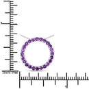 0.72 Carat Genuine Amethyst .925 Sterling Silver Pendant-7