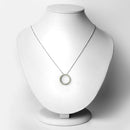 0.84 Carat Genuine Peridot .925 Sterling Silver Pendant-6
