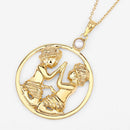 0.45 Carat Genuine Pearl .925 Sterling Silver Pendant-9