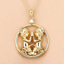 0.45 Carat Genuine Pearl .925 Sterling Silver Pendant-13