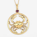 0.33 Carat Genuine Ruby .925 Sterling Silver Pendant-12