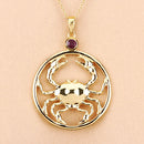 0.33 Carat Genuine Ruby .925 Sterling Silver Pendant-13
