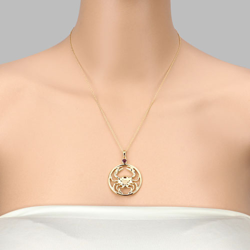 0.33 Carat Genuine Ruby .925 Sterling Silver Pendant