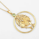 0.24 Carat Genuine Peridot .925 Sterling Silver Pendant-6