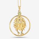0.24 Carat Genuine Peridot .925 Sterling Silver Pendant-12